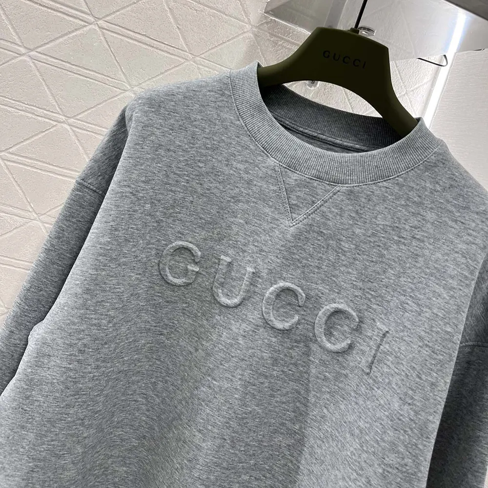 Gucci Women Viscose Jersey Sweatshirt with Embroidery 794337XJGTW1056