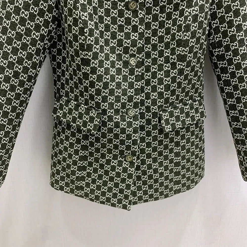 Gucci Women GG Cotton Bouclé Jacket 835539ZASUE