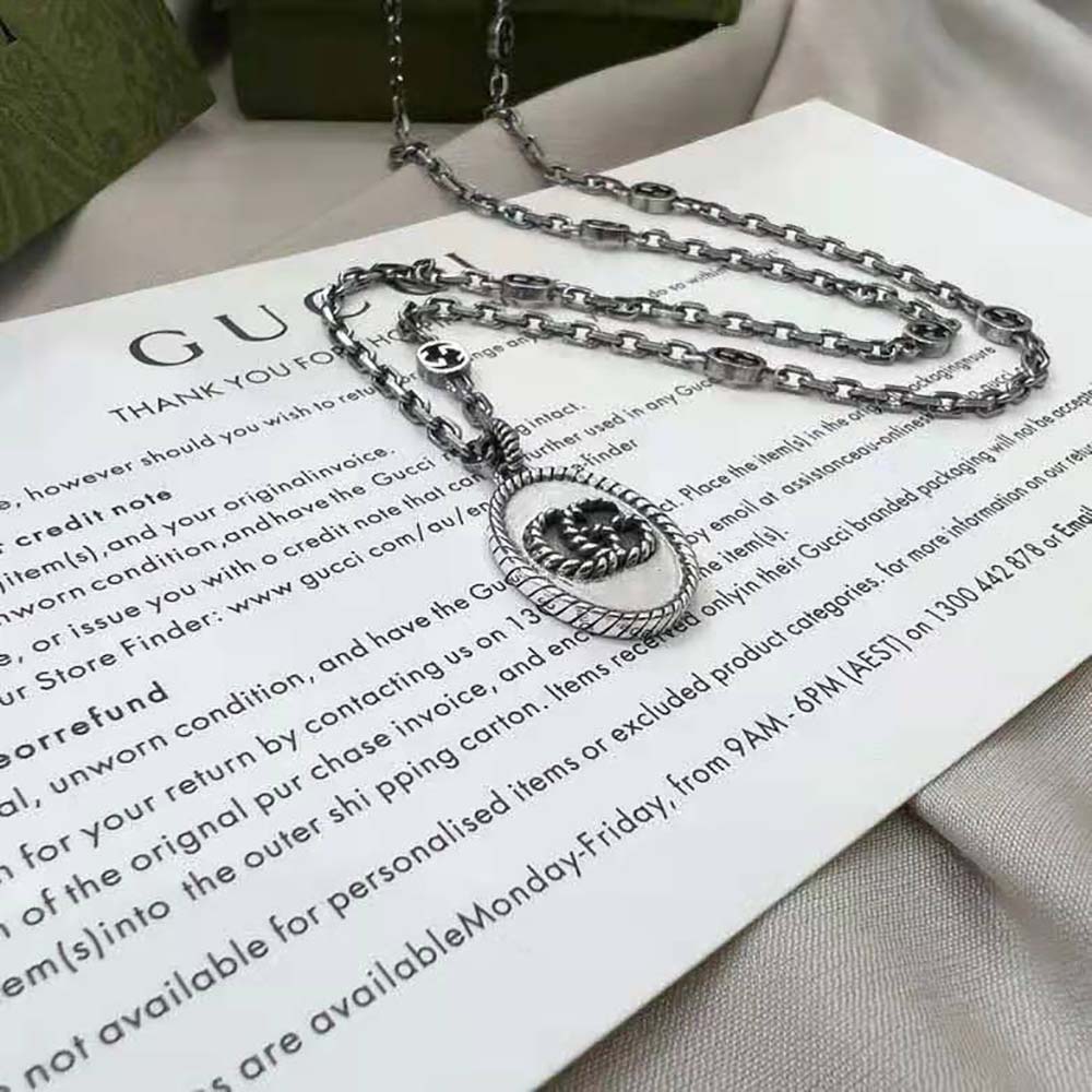 Gucci Women Double G Necklace