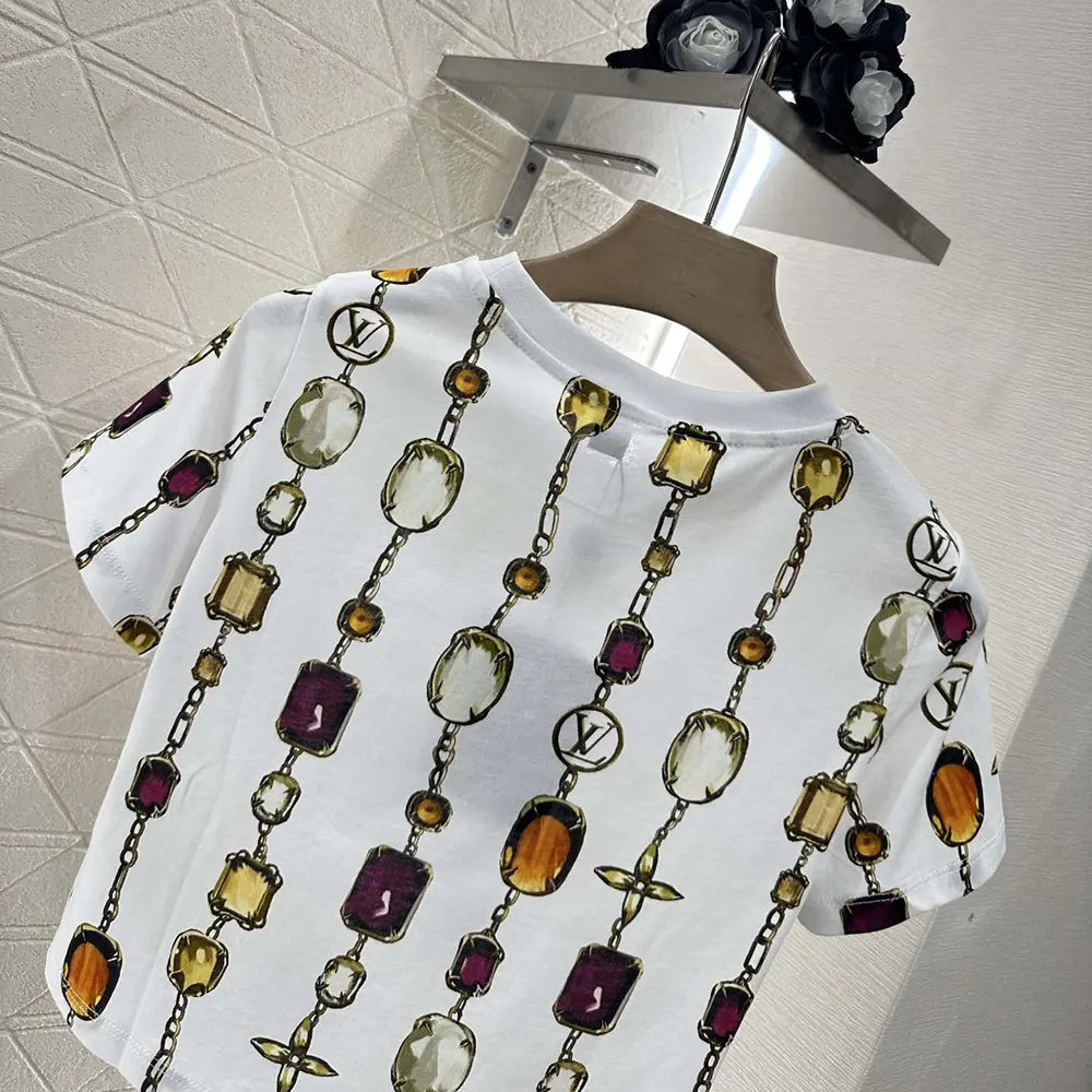 Louis Vuitton Women Necklace Print Crop Top 1AI438