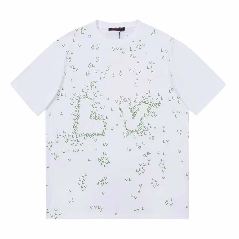 Louis Vuitton LV Women Spread Embroidered T-Shirt Cotton White Regular Fit