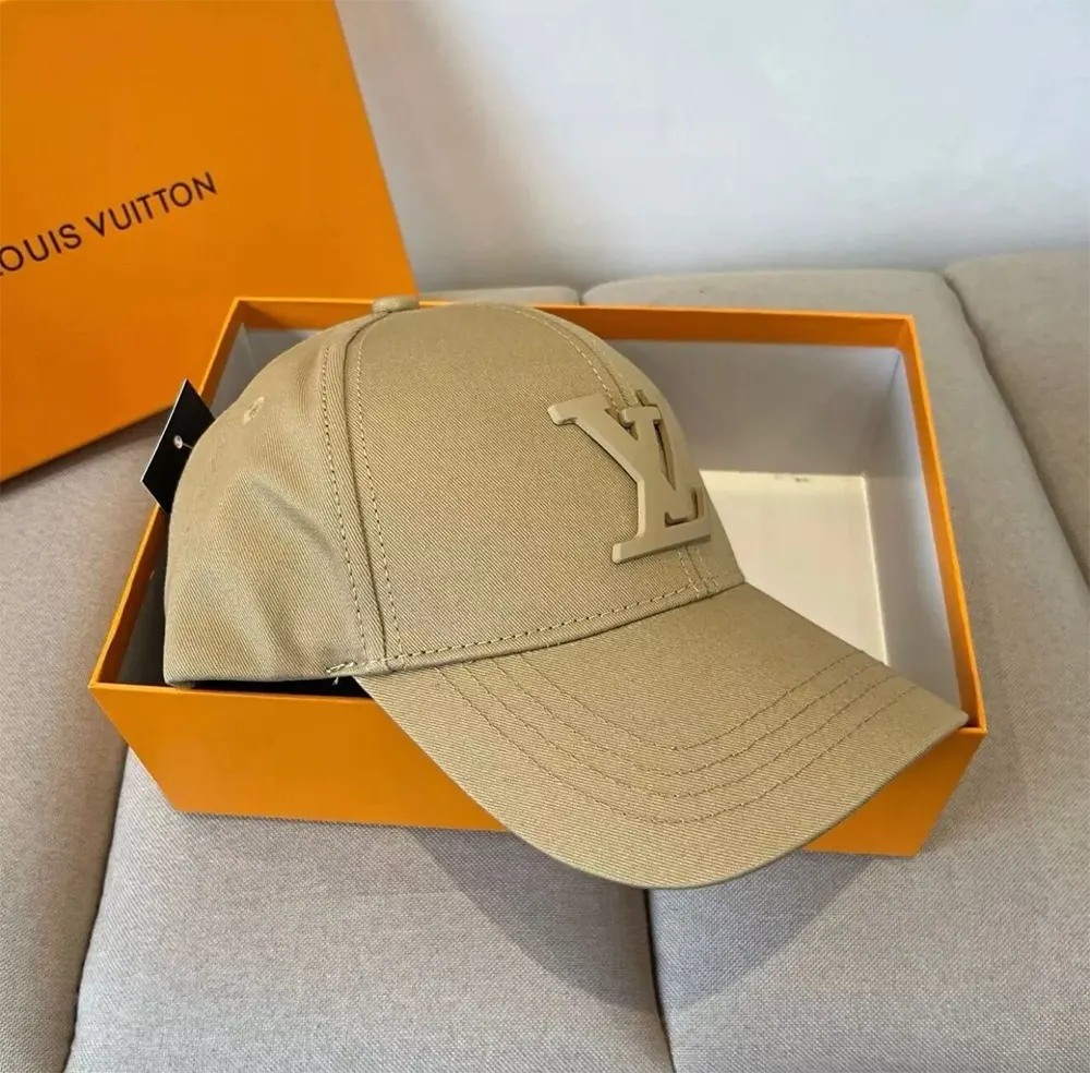 Louis Vuitton Unisex LV Only LV Cap Cotton Embroidered LV Fall Signature