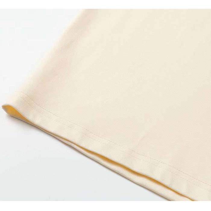 Gucci Women GG T-Shirt Gucci Blade Print White Cotton Jersey Crewneck