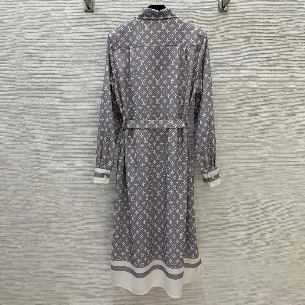 Louis Vuitton Women Monogram Foulard Shirt Dress 1AGOD5