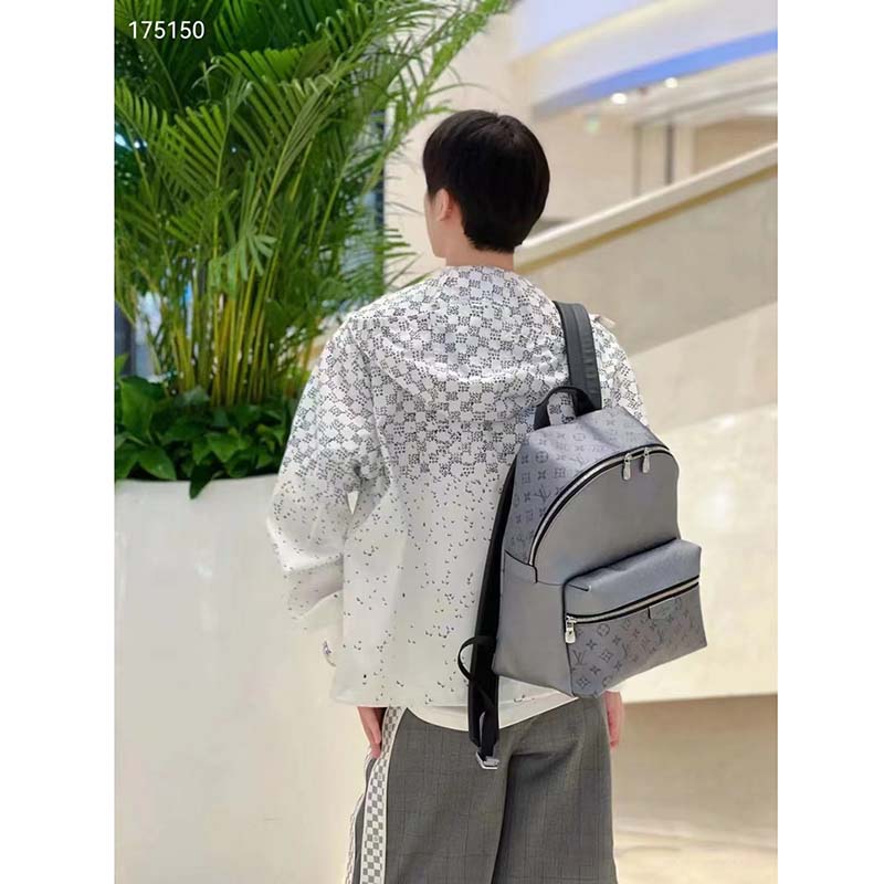 Louis Vuitton LV Men Damier Spread Windbreaker Polyester Optical White Regular Fit