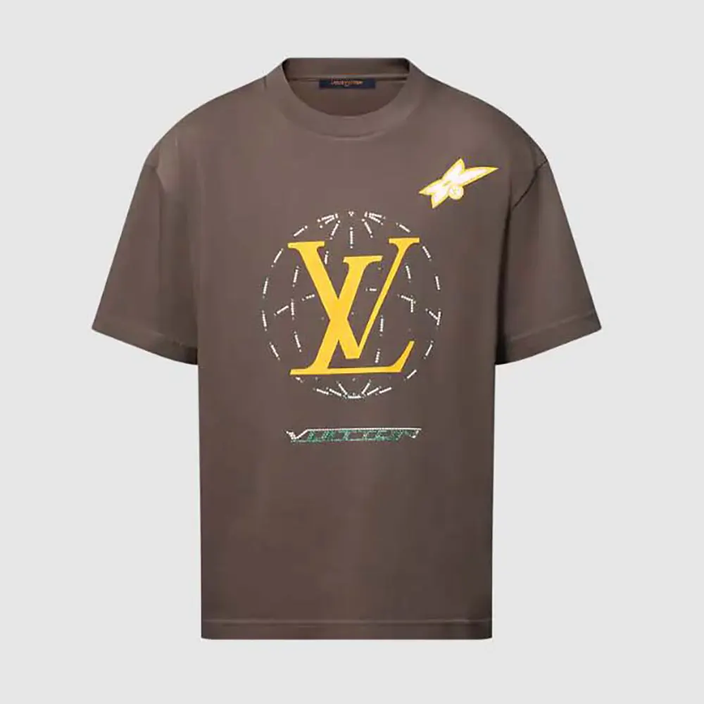 Louis Vuitton Women Washed Embellished Cotton T-Shirt 1AHCL3