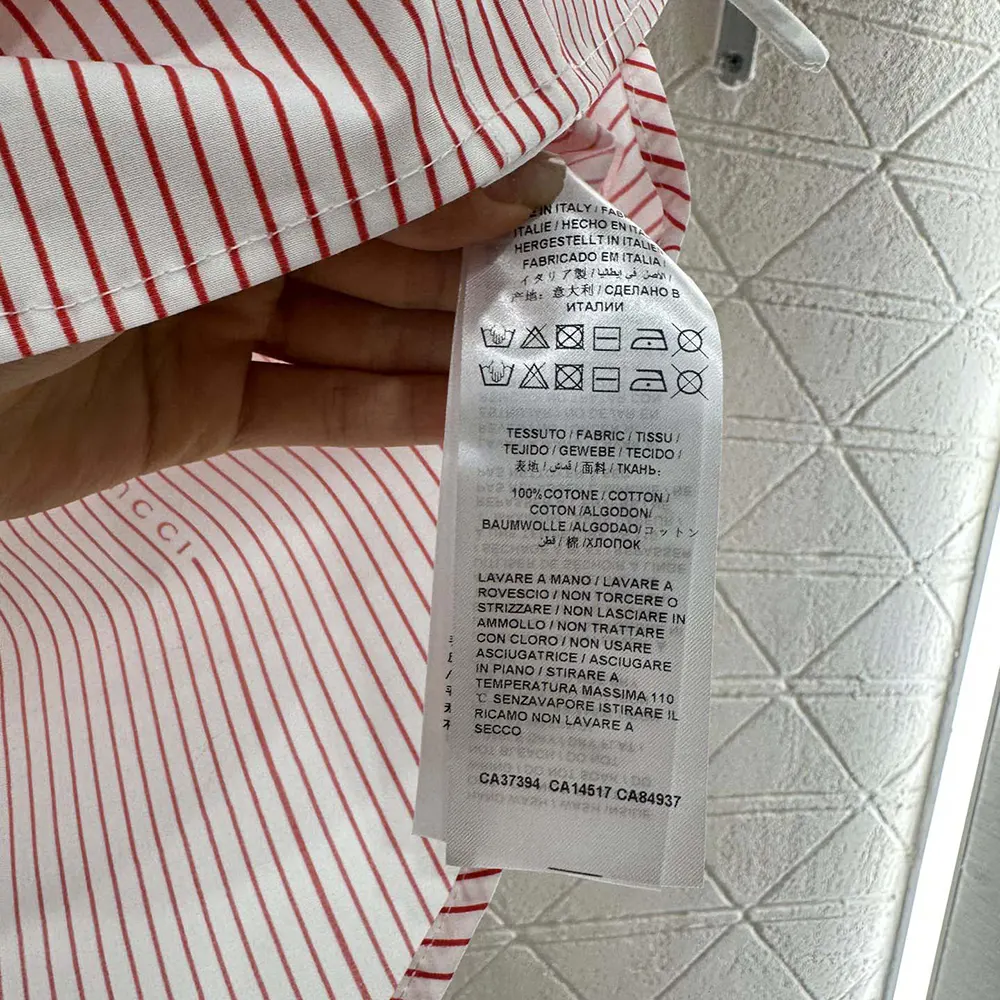 Gucci Women Cotton Fil Coupé Shirt 826588Z7ASD