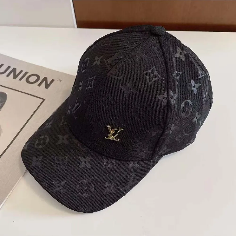 Louis Vuitton Unisex LV Shadow Cap Cotton Embroidered LV Fall Signature