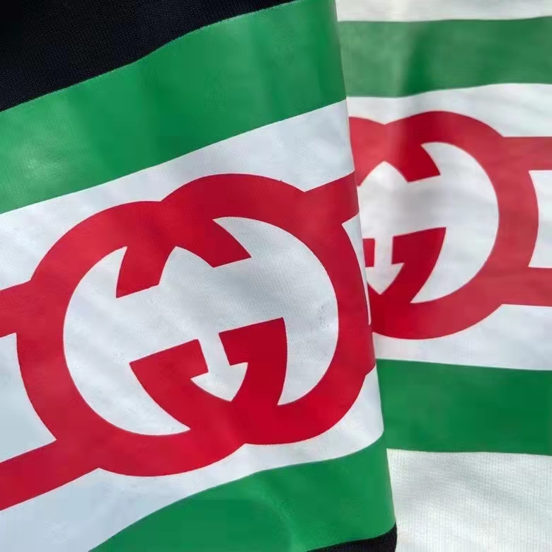 Gucci Women Interlocking G Print Sweatshirt Washed Black Light Felted Cotton Jersey