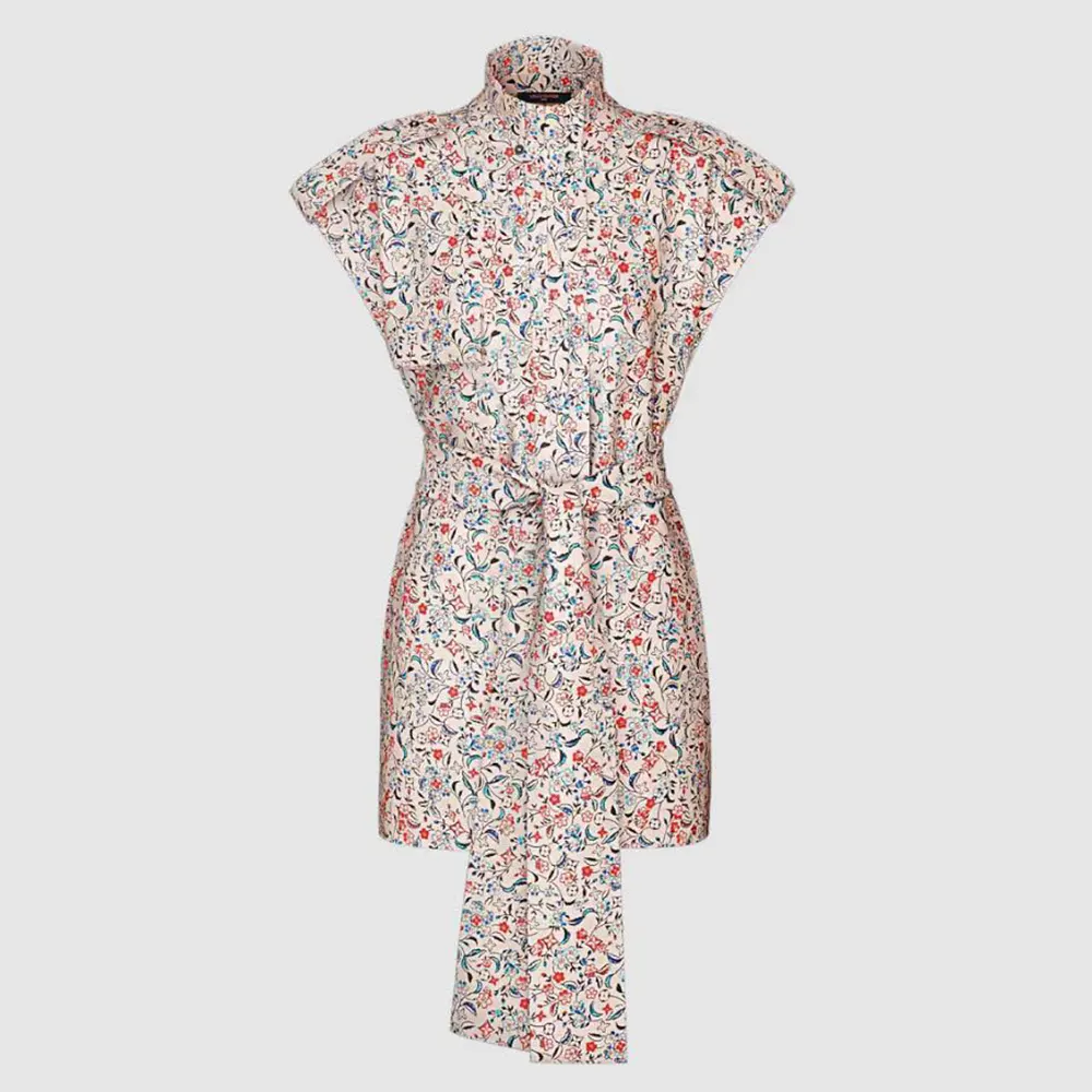 Louis Vuitton LV Women Monogram Bloom Belted Dress 1AHHZQ