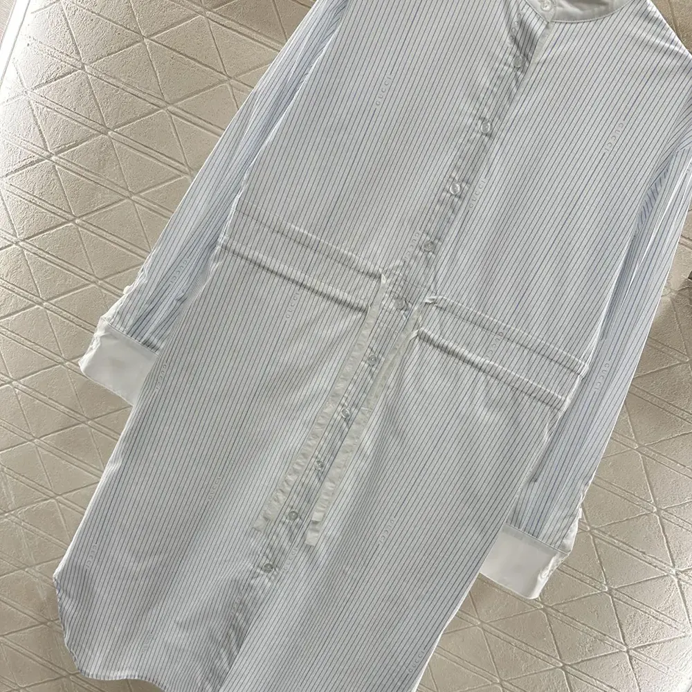 Gucci Women Cotton Fil Coupé Shirt Dress 832072Z7ASD