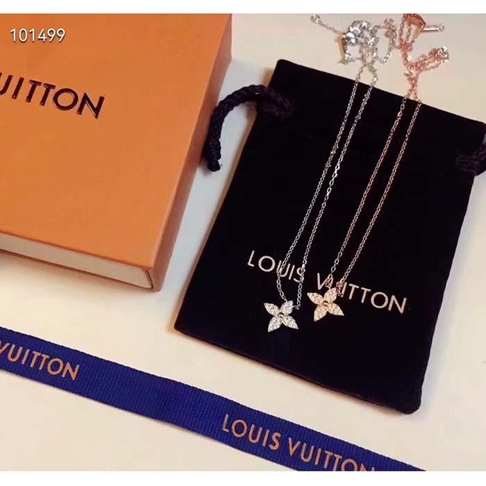 Louis Vuitton Women LV Idylle Blossom Pendant Pink Gold Diamonds 25 Diamonds