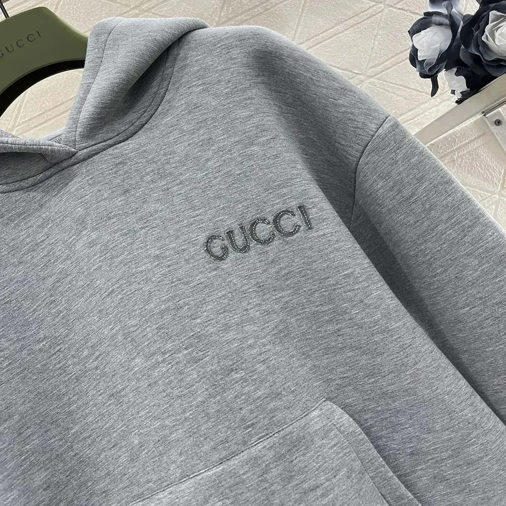 Gucci Men Viscose Jersey Hooded Sweatshirt 798544XJGSK1192