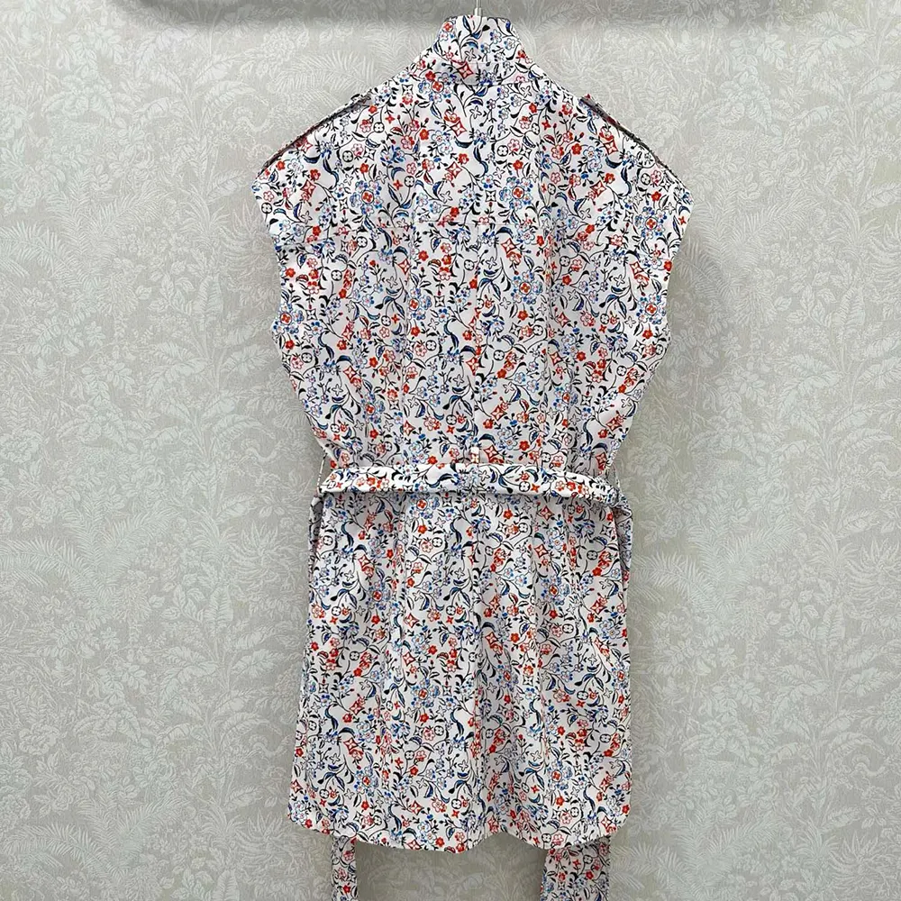 Louis Vuitton LV Women Monogram Bloom Belted Dress 1AHHZQ
