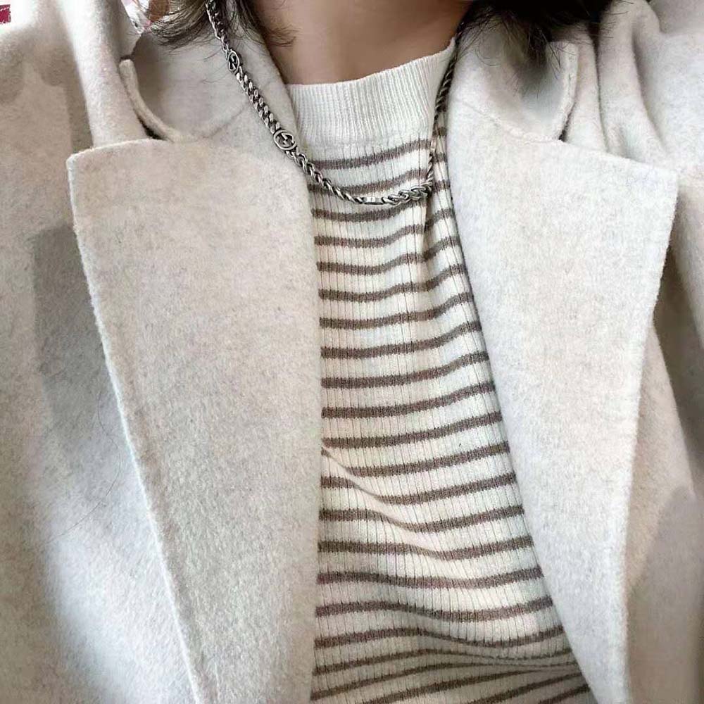 Gucci Women Thin Interlocking G Necklace