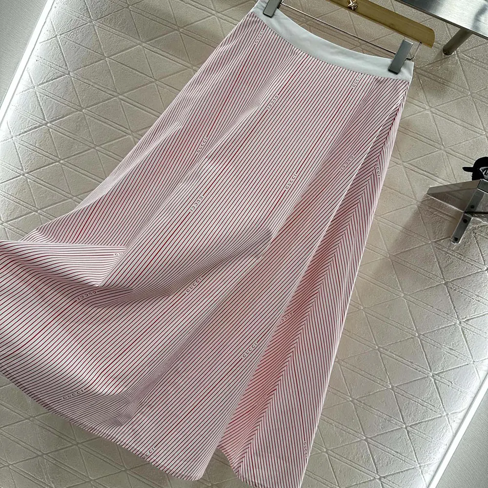 Gucci Women Cotton Fil Coupé Skirt 826610ZAS7C