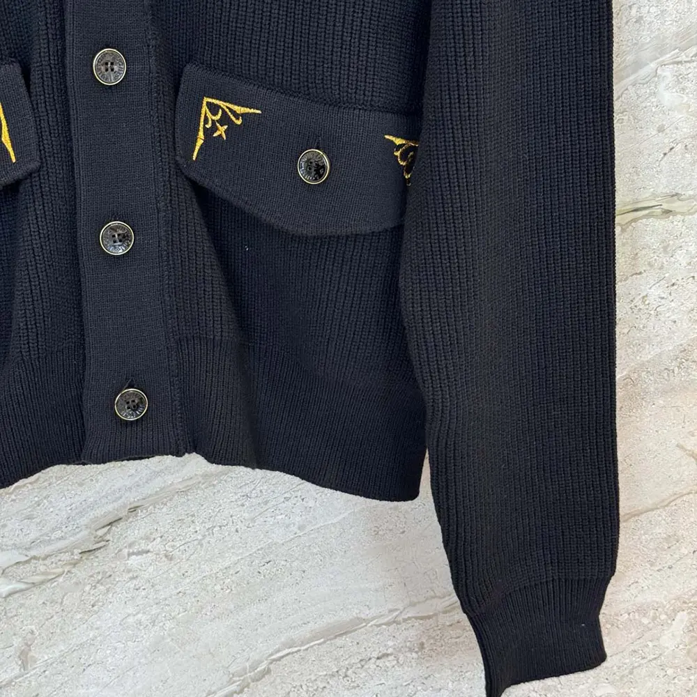 Louis Vuitton Women Embroidered Signature Cardigan 1AHVMZ