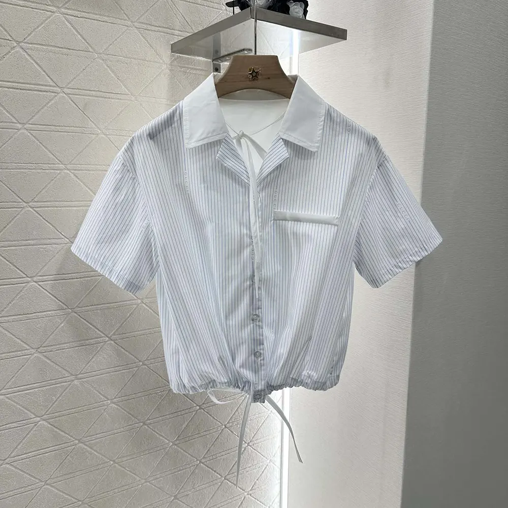Gucci Women Cotton Fil Coupé Shirt 831862Z7ASD