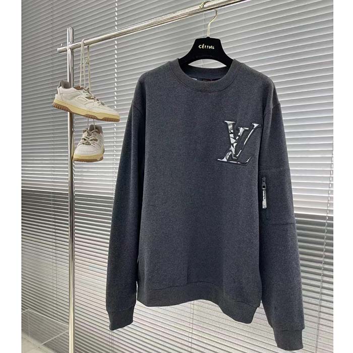 Louis Vuitton Women LV SKI Cotton Crewneck Regular Fit Monogram Ice Flower