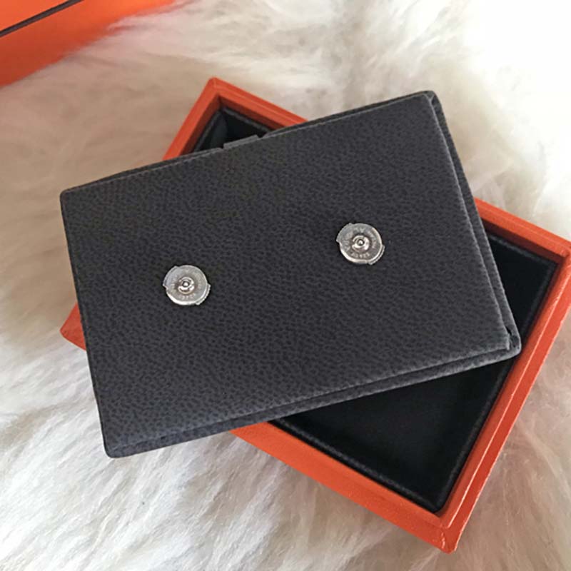 Hermes Women Chaine D’Ancre Earrings Very Small Model Jewelry Silver
