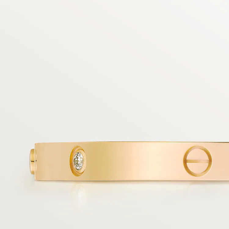 CARTIER LOVE BRACELET, SMALL MODEL, 6 DIAMONDS – 16