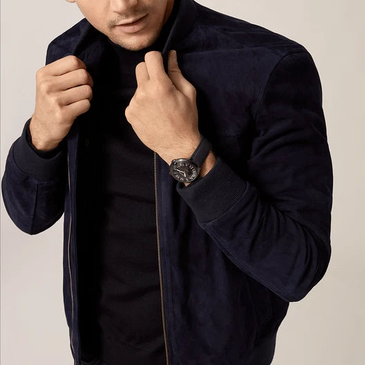 CARTIER 42MM BALLON BLEU DE  CARBON WATCH