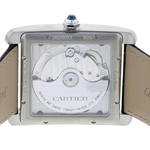 CARTIER Cartier Tank MC Men Automatic Silver Alligator Watch W5330003 – Japanese 7A