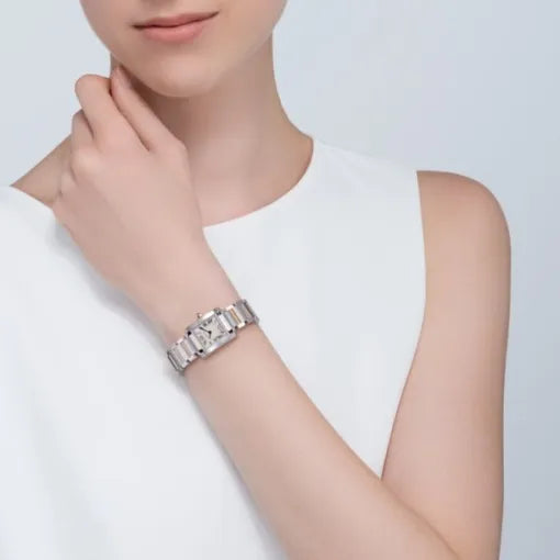 CARTIER Cartier Tank Française Women Quartz Silver Bicoloured Watch W51007Q4