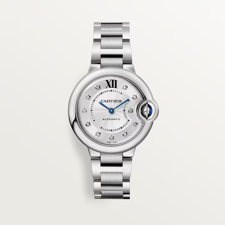 CARTIER 36MM  Ballon Bleu Diamond Dial Steel WE902074