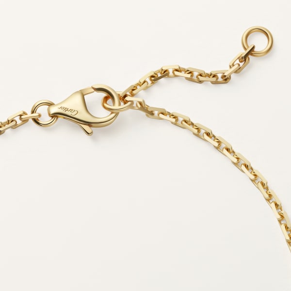 CARTIER LOVE BRACELET, ON CHAIN, SEMI-PAVED
