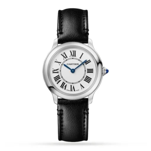 CARTIER Cartier Ronde Must Women Quartz Silver Calf Watch WSRN0030