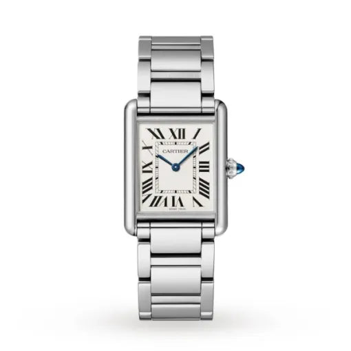 CARTIER Cartier Tank Must 34 mm Women Quartz Silver Stainless Steel Watch WSTA0052