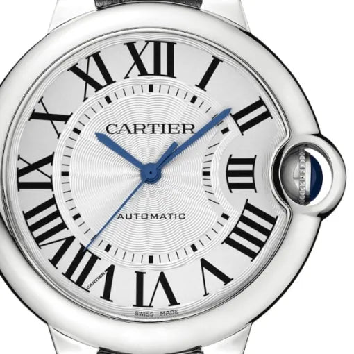 CARTIER Cartier Ballon Bleu de Cartier Men Automatic Silver Alligator Watch WSBB0028