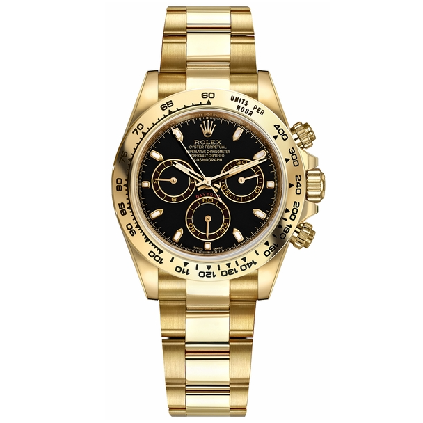 Rolex Daytona Gold Black Dial 40mm