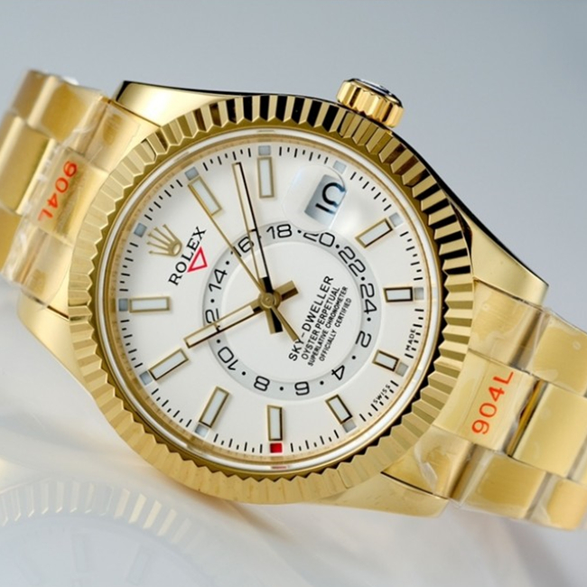 Rolex Sky Dweller White Index 42mm