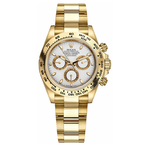 Rolex Daytona Gold White Dial 40mm