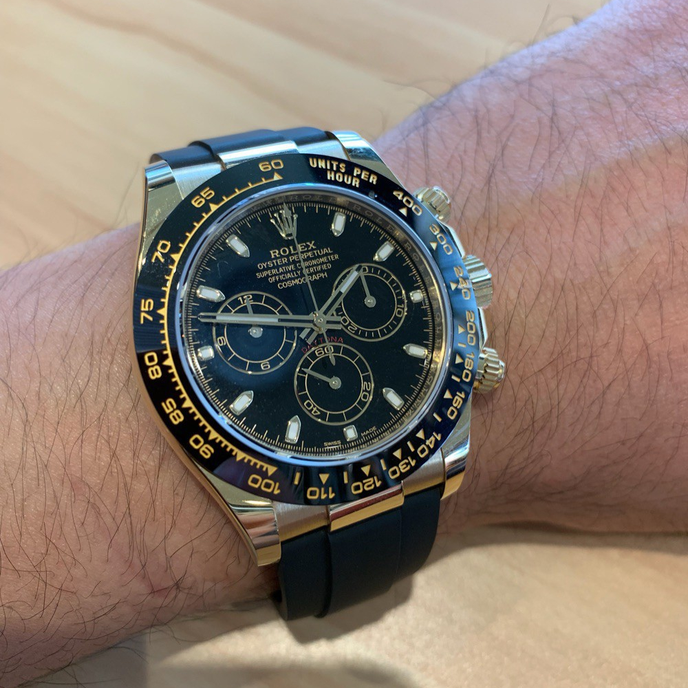 Rolex Daytona Black Yellow Gold 40mm