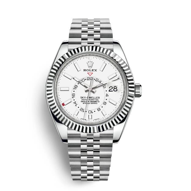 Rolex Sky-Dweller Oyster White Dial 42mm