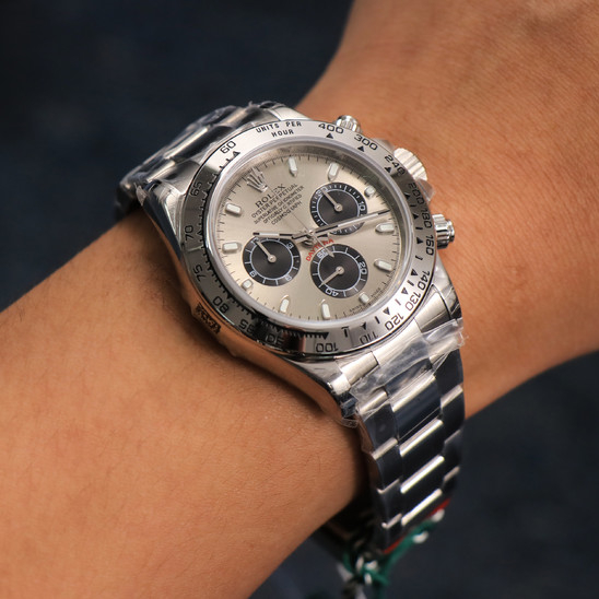Rolex Daytona Steel Dial with Black Subdials 40mm