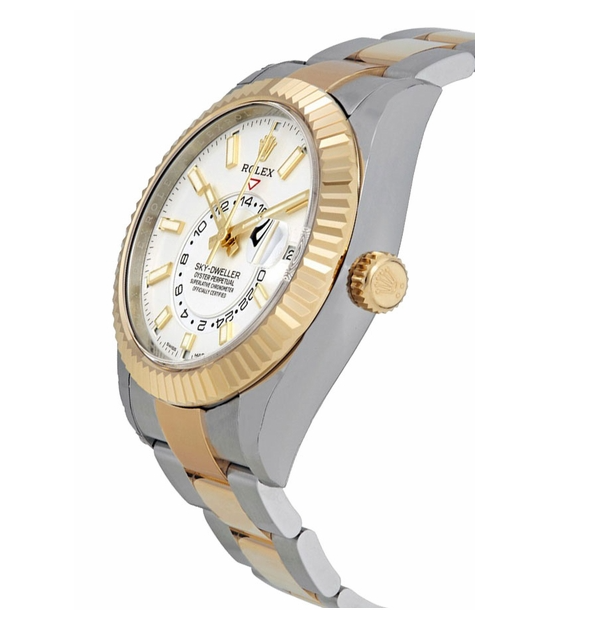 Rolex Sky-Dweller White Dial Men's Watch 326933-0009