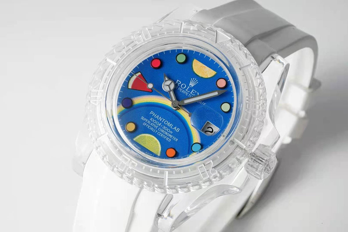 Rolex Phantomlab Submariner Blue Dial with Fruits