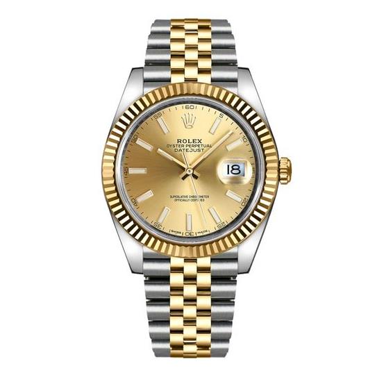 Rolex Datejust Champagne Dial 41mm