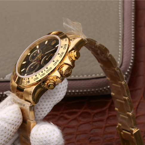 Rolex Daytona Gold Black Dial 40mm