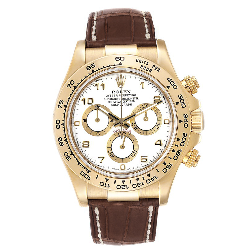 Rolex Cosmograph Daytona Yellow Gold Men's Watch 116518