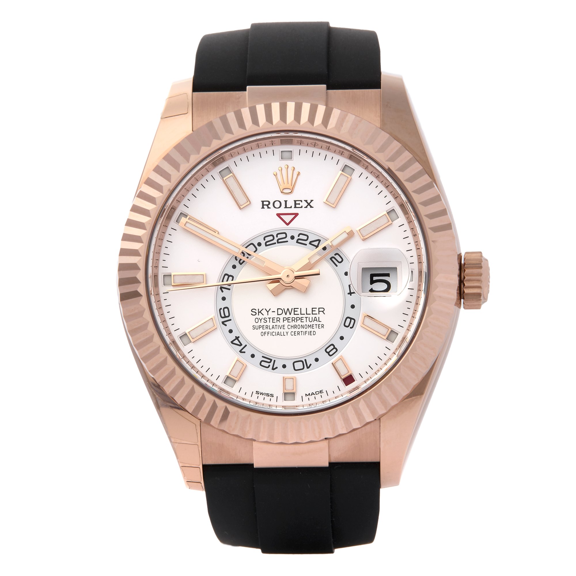 Rolex Sky-Dweller Oyster Flex White Dial 42mm