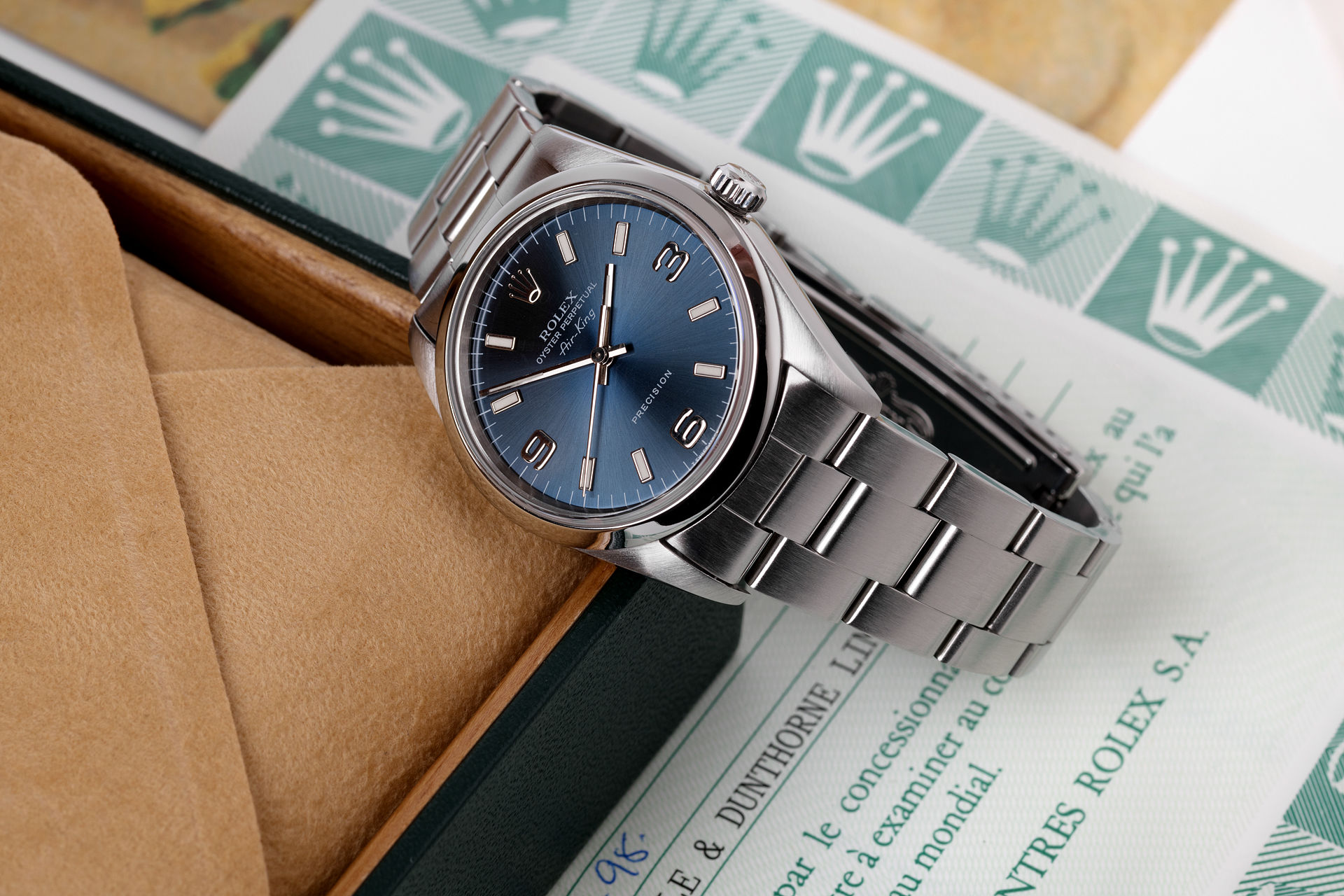 Rolex 34mm Air-King Complete Set