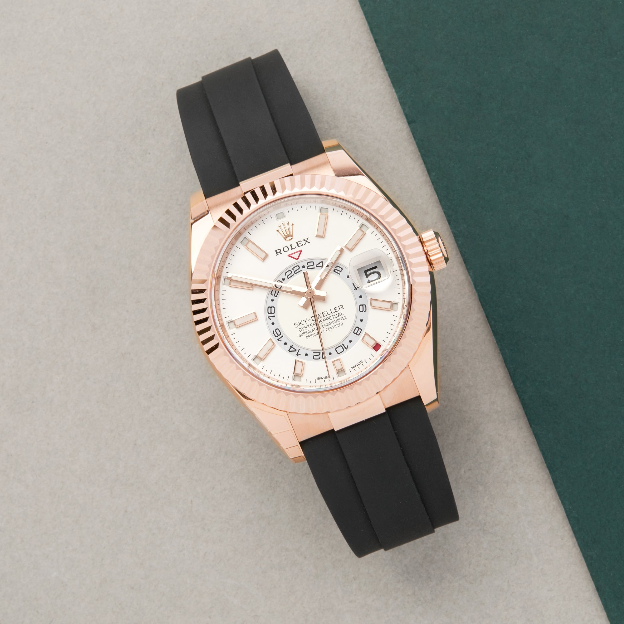 Rolex Sky-Dweller Oyster Flex White Dial 42mm