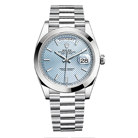 Rolex Day-Date Platinum Ice Blue 40mm