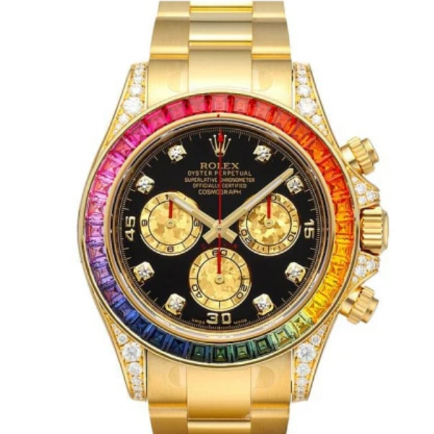 Rolex DAYTONA RAINBOW DIAMOND YELLOW GOLD STAINLESS STEEL 40mm