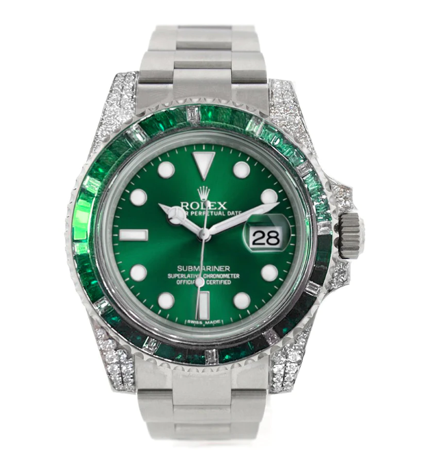 Rolex Submariner Green Diamond Dial 40mm
